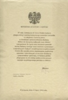 &bdquo;Dyplom z okazji roku Jubileuszu 40-lecia Polski Ludowej"