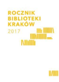 Rocznik Biblioteki Kraków, R. I 2017