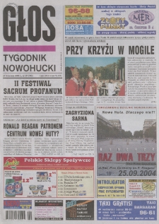 Głos : tygodnik nowohucki, 2004. 09. 24, nr 39
