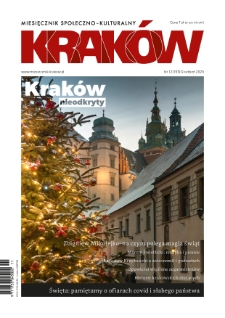 Kraków : miesięcznik społeczno - kulturalny, 2020. 12, nr 12