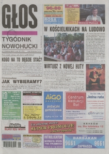 Głos : tygodnik nowohucki, 2005. 09. 23, nr 39