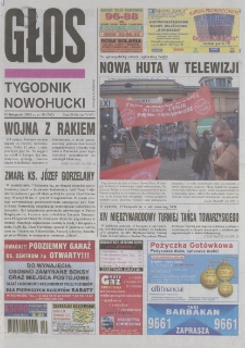 Głos : tygodnik nowohucki, 2005. 11. 11, nr 46