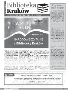 Informator Biblioteki Kraków, 2019. 09. nr 9 (22)