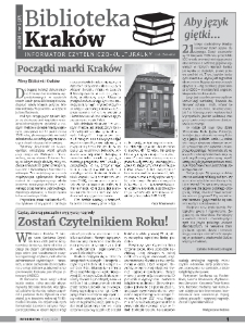Informator Biblioteki Kraków, 2020. 02. nr 2 (27)