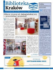 Informator Biblioteki Kraków, 2022. 04. nr 4 (53)