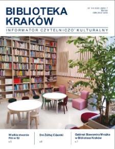 Biblioteka Kraków- Informator Czytelniczo-Kulturalny, 2023. 07-08. nr 6-7 (68-69)