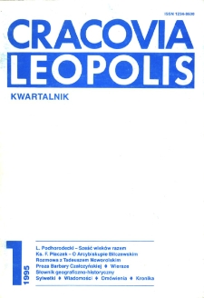 Cracovia Leopolis. nr1/1995 R.1