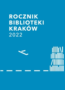 Rocznik Biblioteki Kraków, R. VI 2022