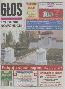 Głos : tygodnik nowohucki, 2020. 10. 30, nr 44