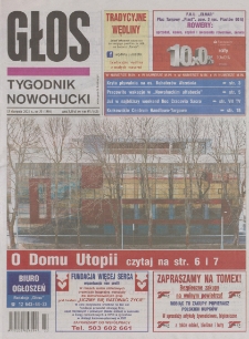 Głos : tygodnik nowohucki, 2021. 08. 13, nr 33