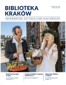 Biblioteka Kraków- Informator Czytelniczo-Kulturalny, 2022. 09. nr 9 (58)