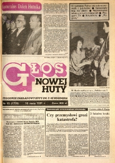 Głos Nowej Huty 1991. 05. 10, nr 15