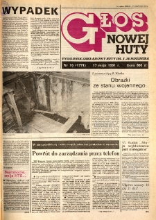 Głos Nowej Huty 1991. 05. 17, nr 16