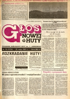Głos Nowej Huty 1991. 05. 31, nr 18