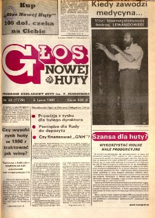 Głos Nowej Huty 1991. 07. 05, nr 23