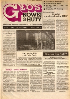 Głos Nowej Huty 1991. 07. 26, nr 26