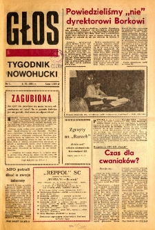 Głos : tygodnik nowohucki, 1991. 04. 05, nr 1