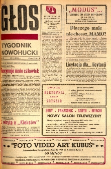 Głos : tygodnik nowohucki, 1991. 10. 18, nr 29