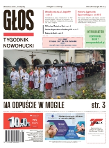 Głos : tygodnik nowohucki, 2025. 09. 19, nr 38
